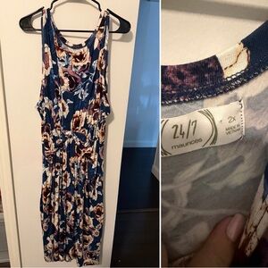 Maurices Navy Floral Dress
